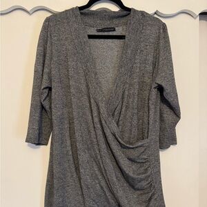 Maurices Heather Gray Open Sweater